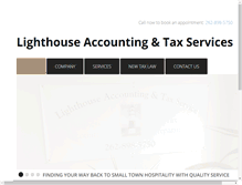 Tablet Screenshot of lighthouse-tax.com